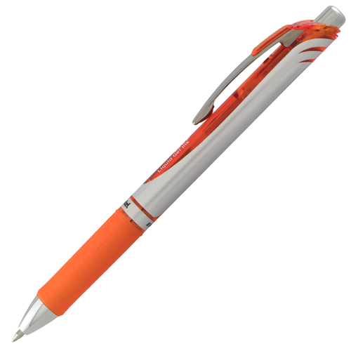 Pentel EnerGel RTX Retractable Liquid Gel Pen, Medium Line - Orange Ink, 1 count-884851015778-LR-345703-6-LR eShop