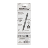Pentel EnerGel-X Retractable Liquid Gel Pen, Medium Line - Black Ink, 2 count-072512243763-LR-271397-12-LR eShop