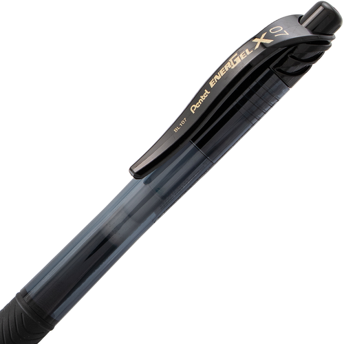 Pentel EnerGel-X Retractable Liquid Gel Pen, Medium Line - Black Ink, 2 count-072512243763-LR-271397-8-LR eShop