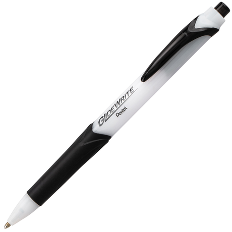 Pentel GlideWrite with TechniFlo Ink Ballpoint Pen, Medium Line Assorted Black and Blue Ink, 48 Piece Display-072512279717-LR-336738-2-LR eShop