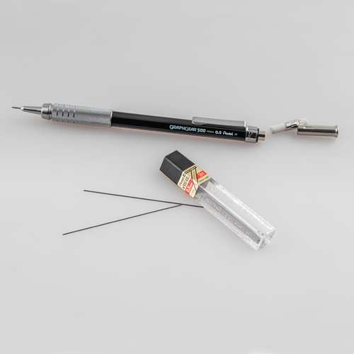 Pentel GraphGear 500 Automatic Drafting Pencil - Black Barrel, 1 count-072512199862-LR-324415-9-LR eShop