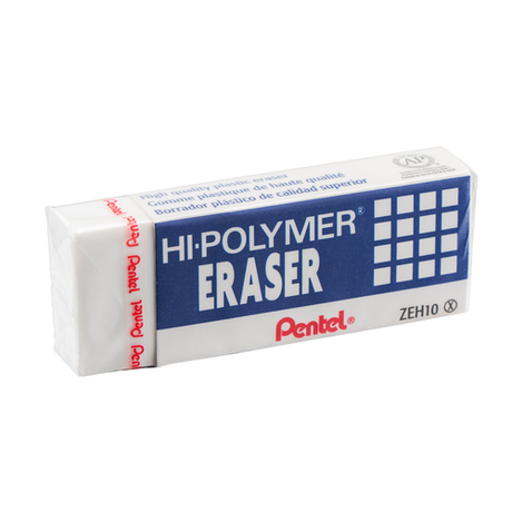 Pentel Hi-Polymer Large Block Eraser - White, 3 Pack-072512178386-LR-250579-2-LR eShop