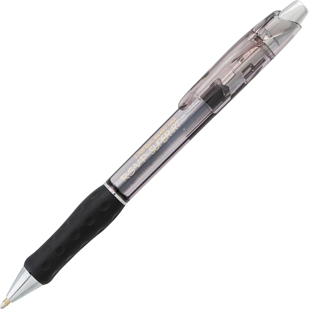 Pentel R.S.V.P. Super RT Ballpoint Pen, Medium Line - Black Ink, 2 count-072512270516-LR-325278-2-LR eShop
