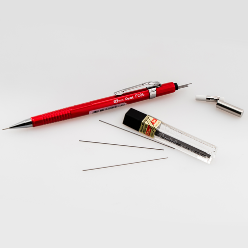 Pentel Sharp Mechanical Pencil, 0.5mm - Assorted Metallic Barrels, 1 count-072512266014-LR-326250-11-LR eShop