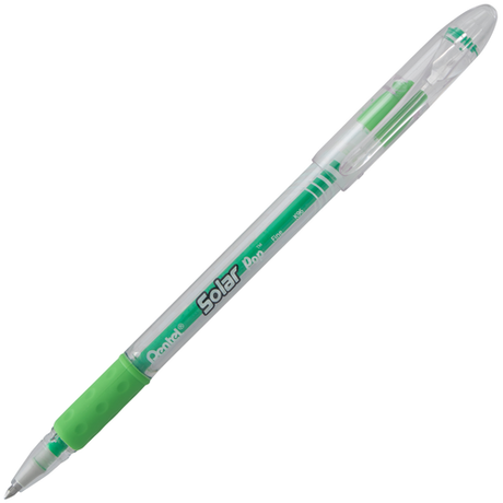 Pentel Solar Pop Neon Gel Pen, Medium Line - Lime Green Ink, 1 count-072512268711-LR-325971-1-LR eShop