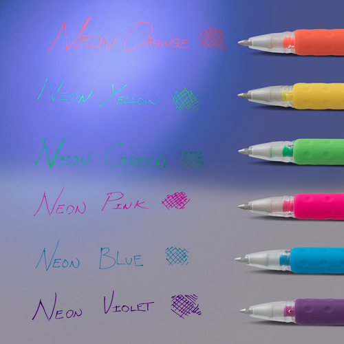 Pentel Solar Pop Neon Gel Pen, Medium Line - Lime Green Ink, 1 count-072512268711-LR-325971-5-LR eShop