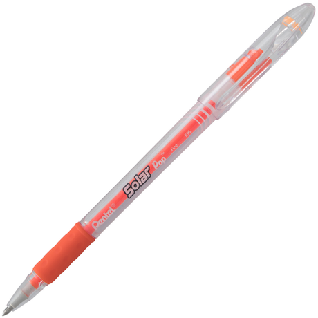Pentel Solar Pop Neon Gel Pen, Medium Line - Orange Ink, 1 count-072512268650-LR-325969-1-LR eShop