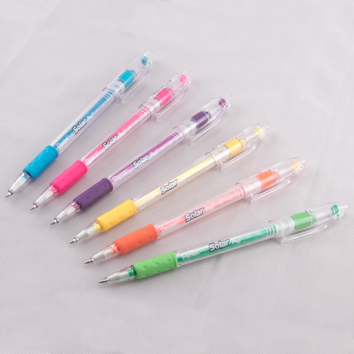 Pentel Solar Pop Neon Gel Pen, Medium Line - Orange Ink, 1 count-072512268650-LR-325969-10-LR eShop