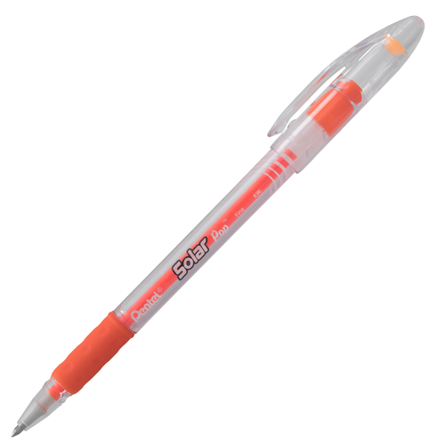 Pentel Solar Pop Neon Gel Pen, Medium Line - Orange Ink, 1 count-072512268650-LR-325969-9-LR eShop