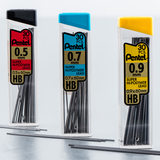 Pentel Super Hi-Polymer Lead Refill - HB Medium 0.7 mm, 30 count-072512030868-LR-105510-7-LR eShop