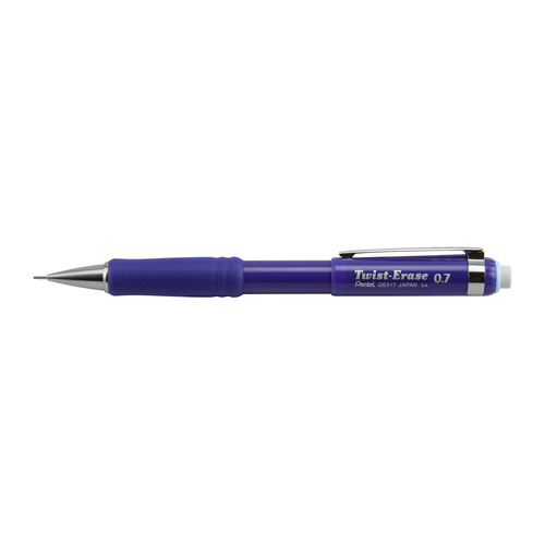Pentel Twist-Erase III Mechanical Pencil, 0.7mm - Navy Blue Barrel, 1 count-072512266083-LR-336915-2-LR eShop