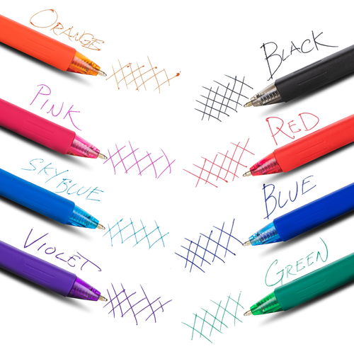 Pentel Wow! Ballpoint Pen, Medium Line - Black Ink, 5 count-072512205310-LR-191513-5-LR eShop