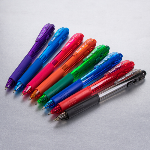 Pentel Wow! Ballpoint Pen, Medium Line - Black Ink, 5 count-072512205310-LR-191513-6-LR eShop