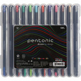 pentonic Gel Pens - Assorted Colors, 12 count-802917195622-LR-362744-1-LR eShop