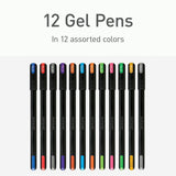 pentonic Gel Pens - Assorted Colors, 12 count-802917195622-LR-362744-2-LR eShop