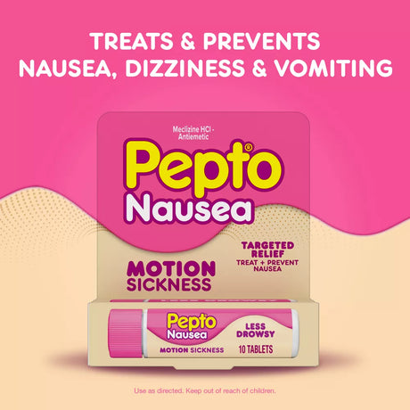 Pepto Nausea Motion Sickness Tablets, 10 count-301490003732-LR-361440-2-LR eShop