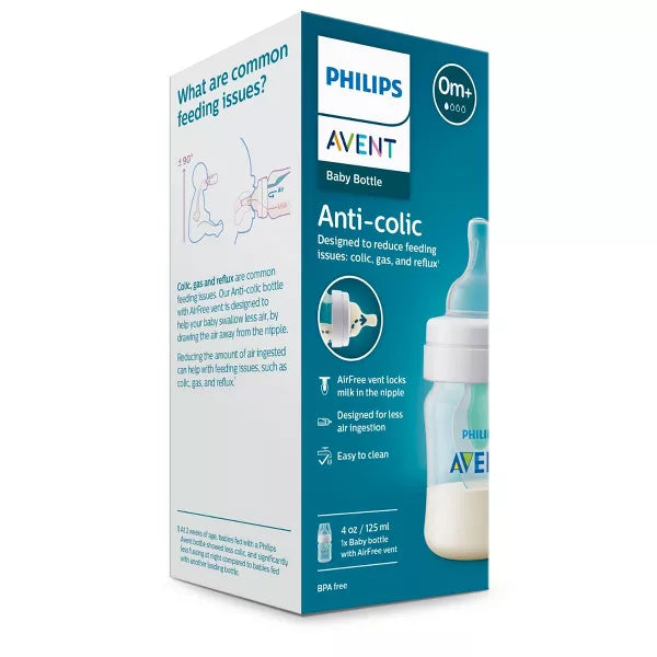 Philips Avent Anti-Colic Baby Bottle with AirFree Vent, 4oz-075020093790-LR-357467-3-LR eShop