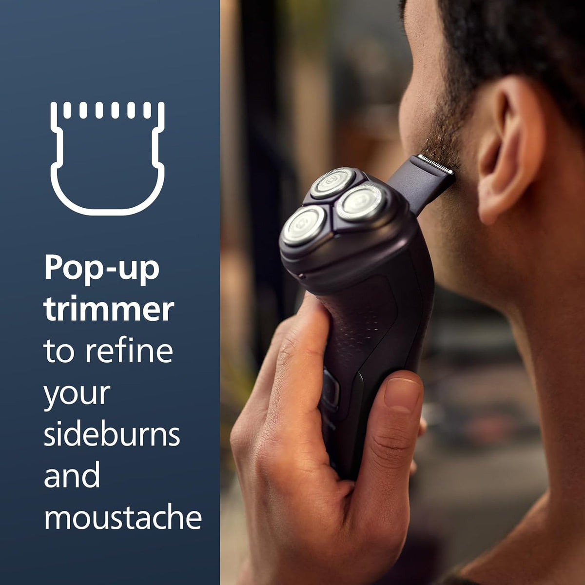 PHILIPS Norelco 2400 Series Wet & Dry Men's Rechargeable Electric Shaver - Deep Black-075020107039-LR-355298-8-LR eShop