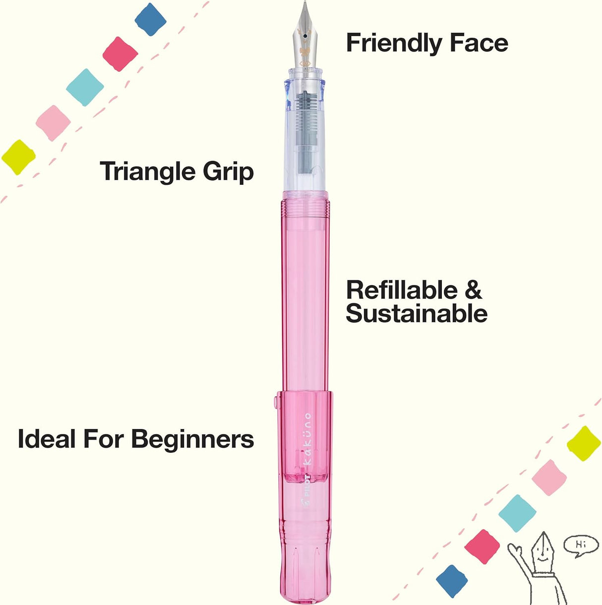 Pilot Kakuno Fountain Pen - Pink Barrel-072838196187-LR-358669-2-LR eShop