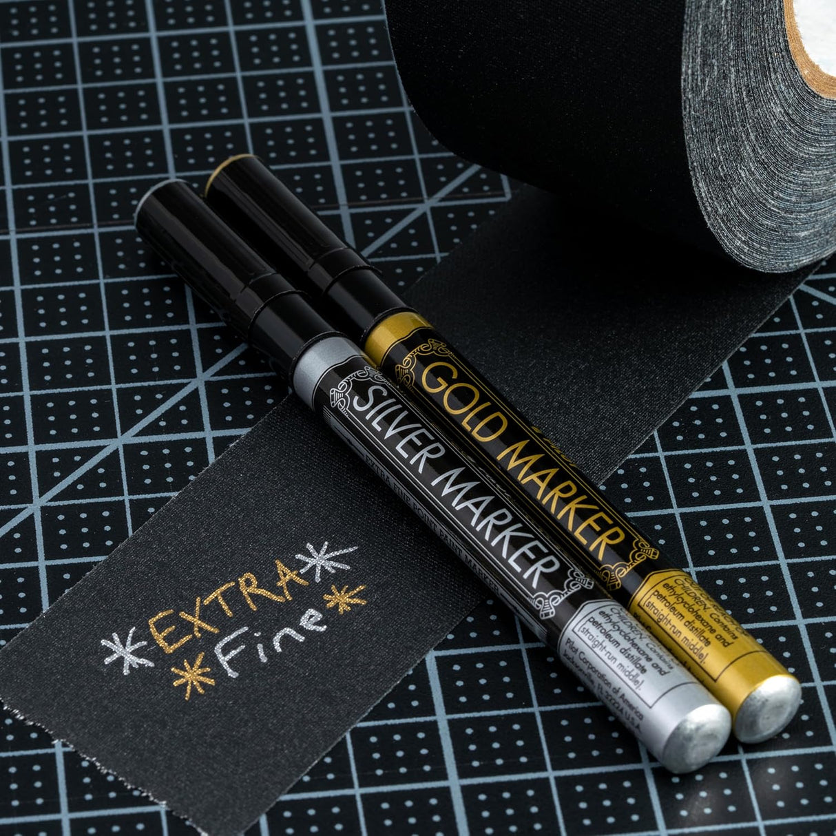 Pilot Metallic Permanent Paint Markers - Gold and Silver, 2 pack-072838414007-LR-329068-4-LR eShop