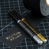 Pilot Metallic Permanent Paint Markers - Gold and Silver, 2 pack-072838414007-LR-329068-4-LR eShop