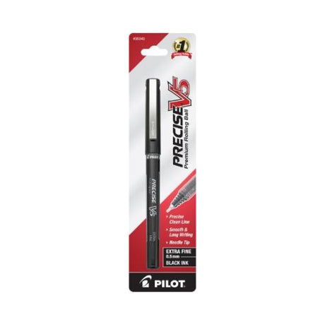 Pilot Precise V5 Rolling Ball Stick Pens, Extra Fine Point (0.5mm), Black, 1 Count-072838353436-LR-85159-1-LR eShop