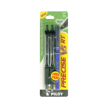 Pilot Precise V5 RT Rolling Ball Pens, Extra Fine Point (0.5mm), Assorted Colors, 3 Count-072838260505-LR-182591-1-LR eShop