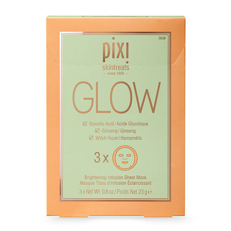 pixi GLOW Glycolic Boost Sheet Mask, 3 count-885190822089-LR-362198-1-LR eShop