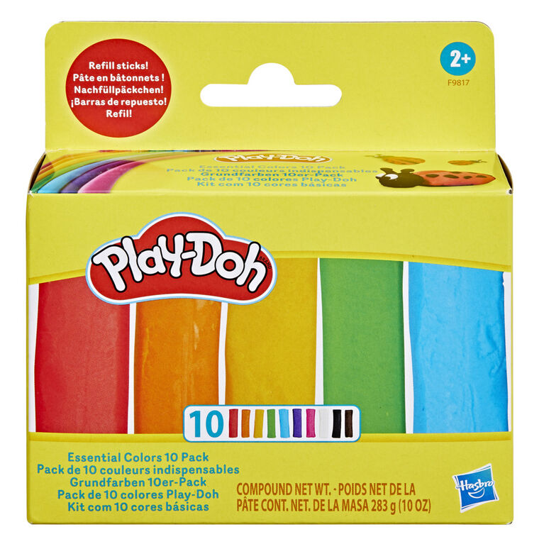 Play-Doh Essential Colors Refill Sticks - 10 pack-5010996232922-LR-354036-1-LR eShop