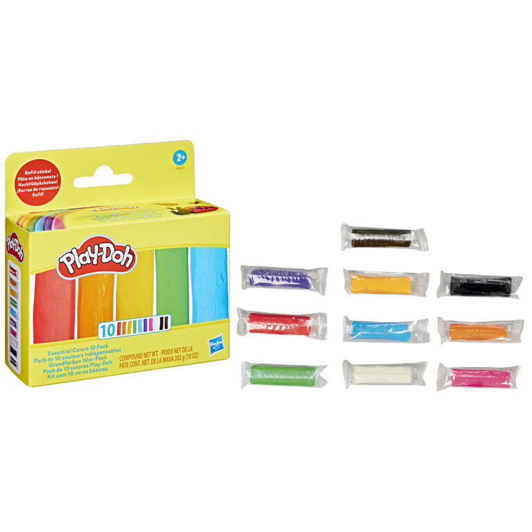 Play-Doh Essential Colors Refill Sticks - 10 pack-5010996232922-LR-354036-2-LR eShop
