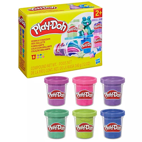 Play-Doh Sparkle Collection - 6 pack-5010996226563-LR-354035-3-LR eShop