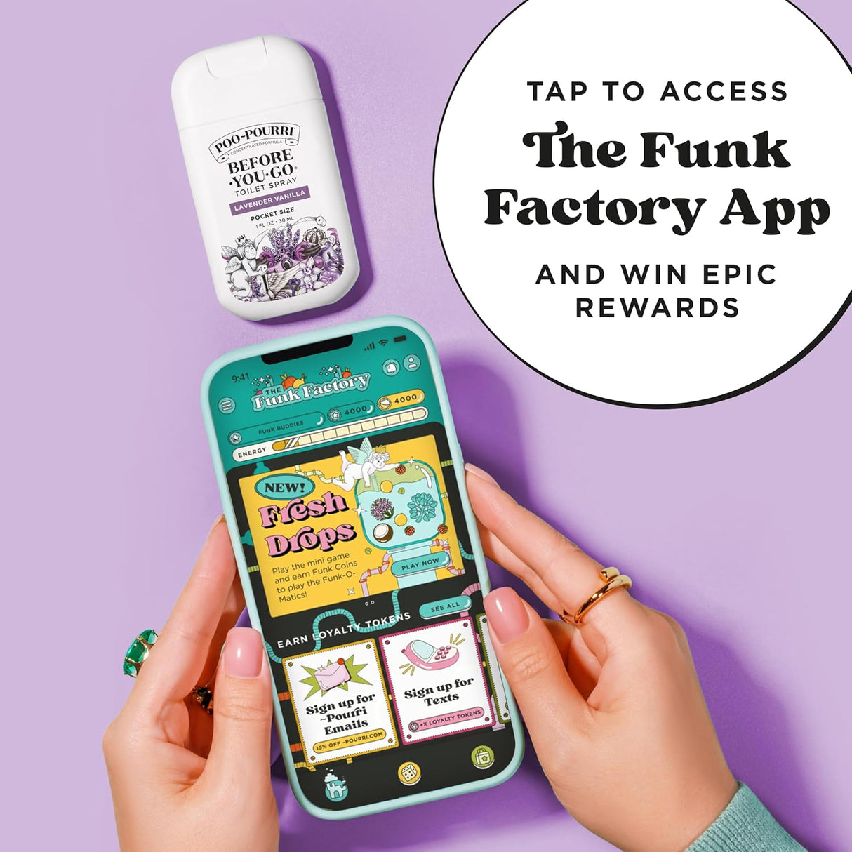 Poo~Pourri Before-You-Go Toilet Spray - Lavender Vanilla, 1 fl oz-848858026267-LR-357175-6-LR eShop