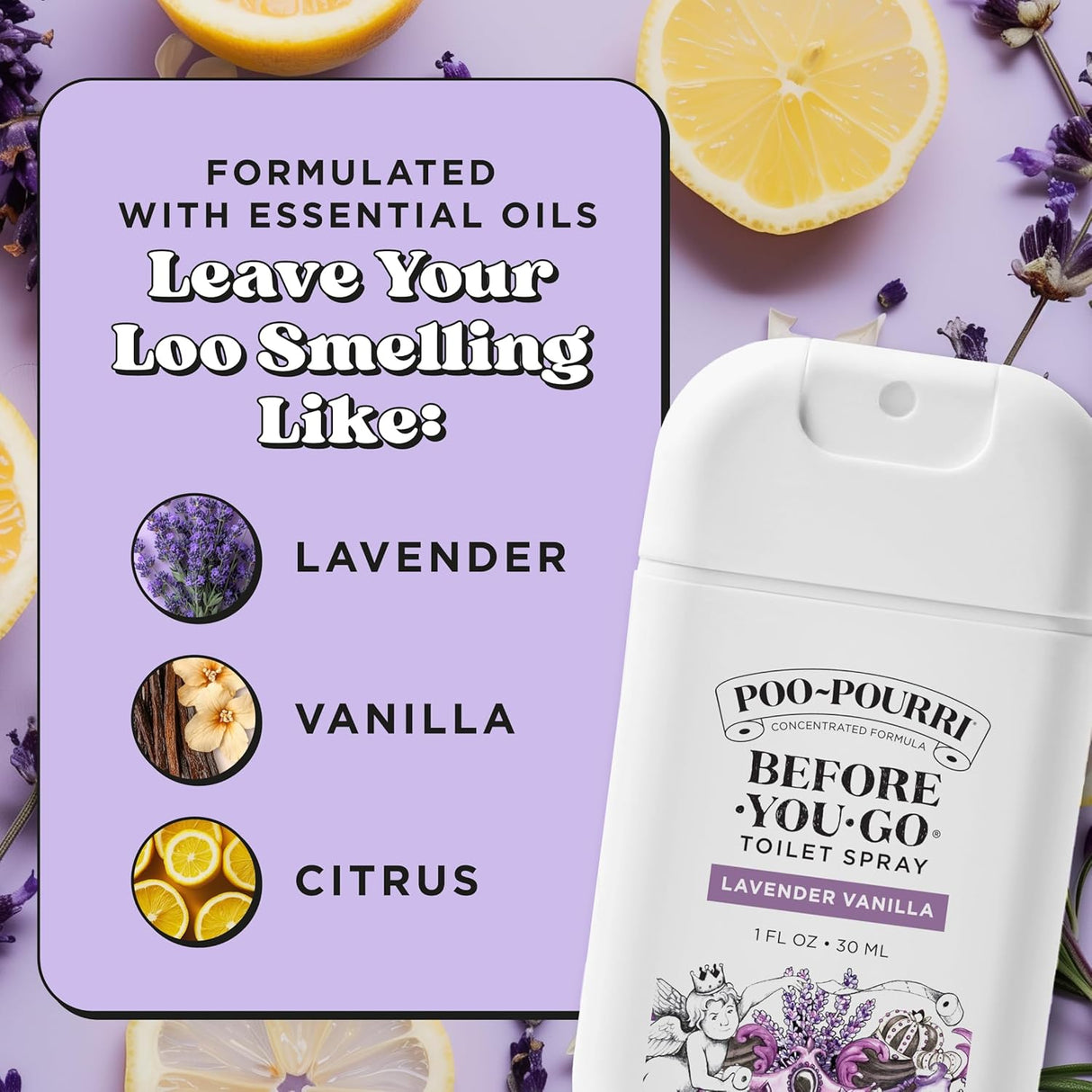 Poo~Pourri Before-You-Go Toilet Spray - Lavender Vanilla, 1 fl oz-848858026267-LR-357175-7-LR eShop