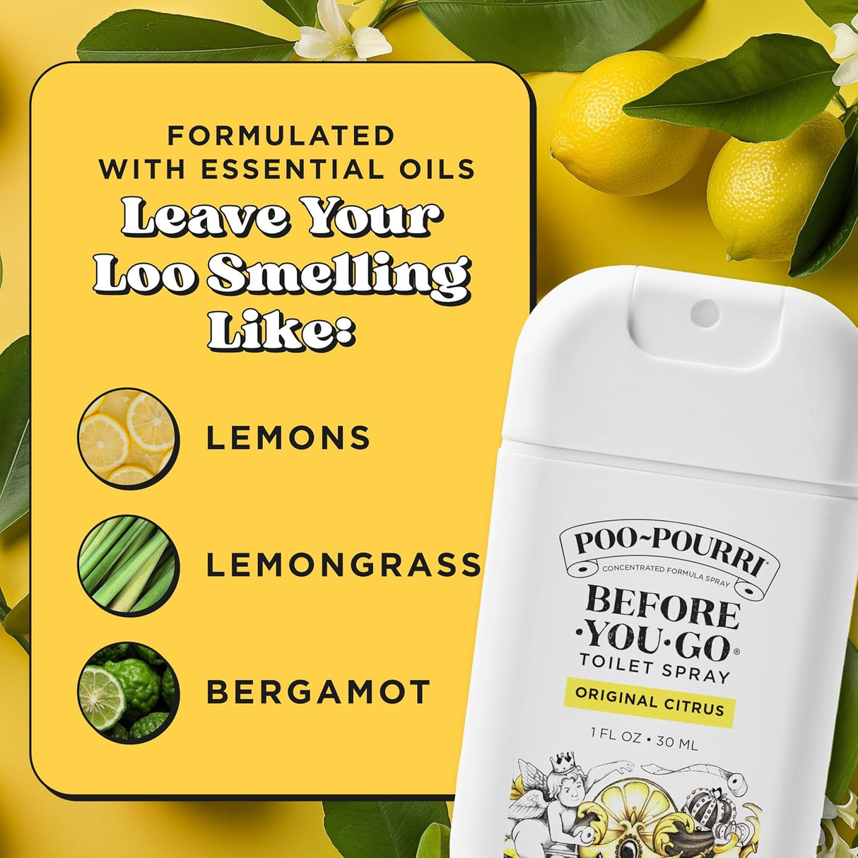 Poo~Pourri Before-You-Go Toilet Spray - Original Citrus, 1 fl oz-848858026021-LR-355235-7-LR eShop