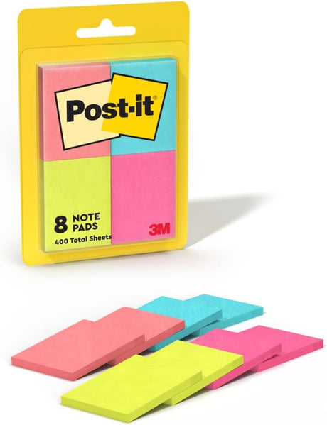 Post-it Mini Sticky Notes, 8 Note Pads - Poptimistic Collection, 1.38" x 1.87"-021200590306-LR-184924-1-LR eShop