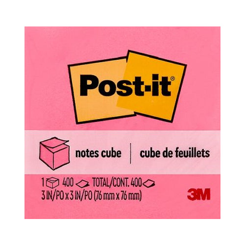 Post-It Notes Cube 3 Colors - 400 Sheets-0638060927854-LR-354261-1-LR eShop