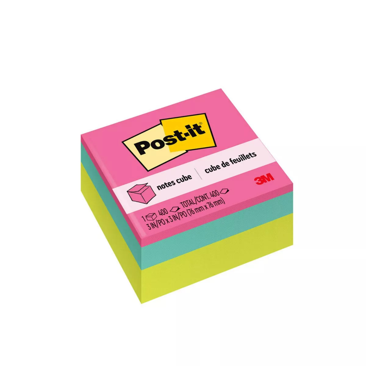 Post-it Notes Cube, 3" x 3" - Assorted Brights-638060927854-LR-359709-1-LR eShop