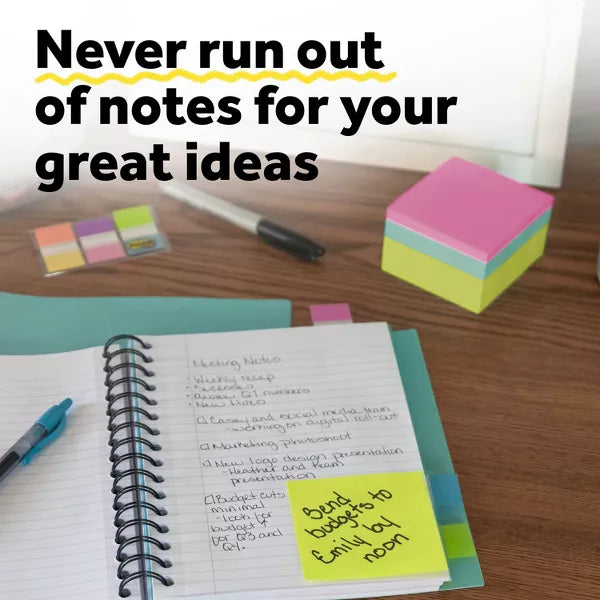 Post-it Notes Cube, 3" x 3" - Assorted Brights-638060927854-LR-359709-8-LR eShop