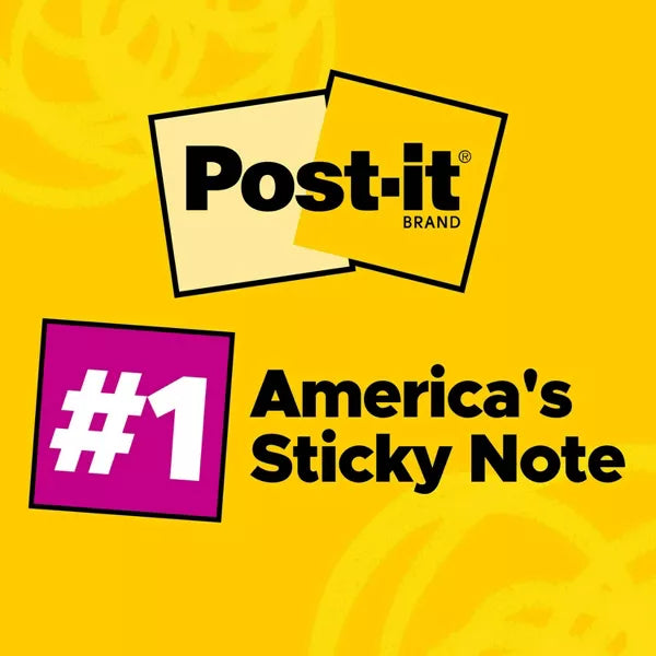 Post-it Sticky Notes 4 Pad Pack, 3" x 3" - Canary Yellow-021200569005-LR-110959-5-LR eShop