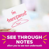 Post-it Transparent Notes, Bright Colors - 108 sheets-076308414399-LR-355420-4-LR eShop