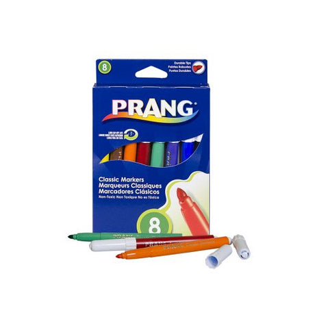 Prang Classic Art Markers, Bullet Tip, Assorted Colors 8 ct-072067801289-LR-324281-1-LR eShop