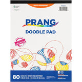 PRANG Doodle Paper Pad, 80 Sheets - White, 9" x 12"-084001046090-LR-33027-1-LR eShop
