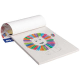 PRANG Doodle Paper Pad, 80 Sheets - White, 9" x 12"-084001046090-LR-33027-2-LR eShop