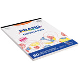 PRANG Doodle Paper Pad, 80 Sheets - White, 9" x 12"-084001046090-LR-33027-3-LR eShop