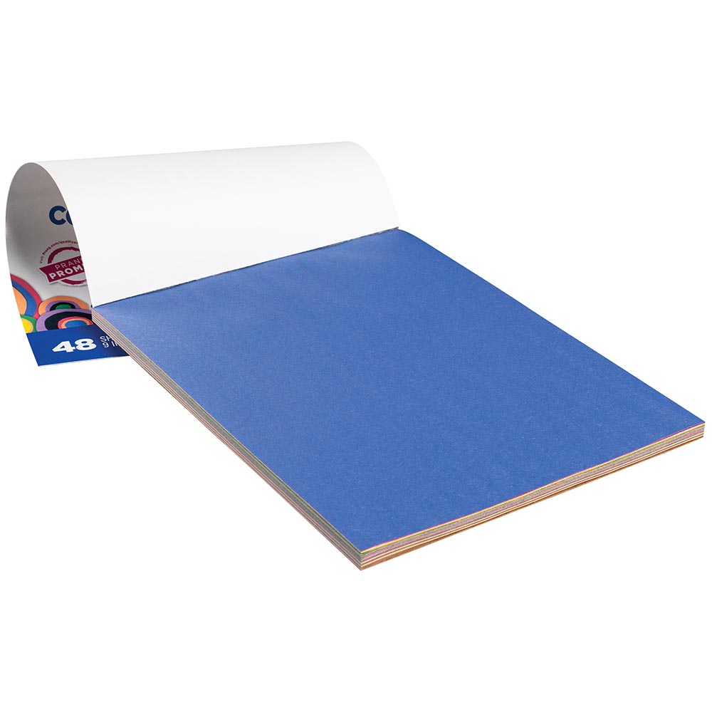 PRANG Medium Weight Construction Paper Pad, 48 sheets - 8 Assorted Colors, 9" x 12"-084001046120-LR-22442-4-LR eShop