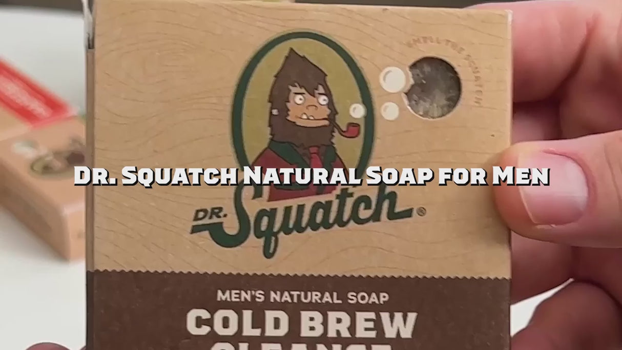 Dr. Squatch Mini Bar Soap - Wood Barrel Bourbon, 2.3 oz