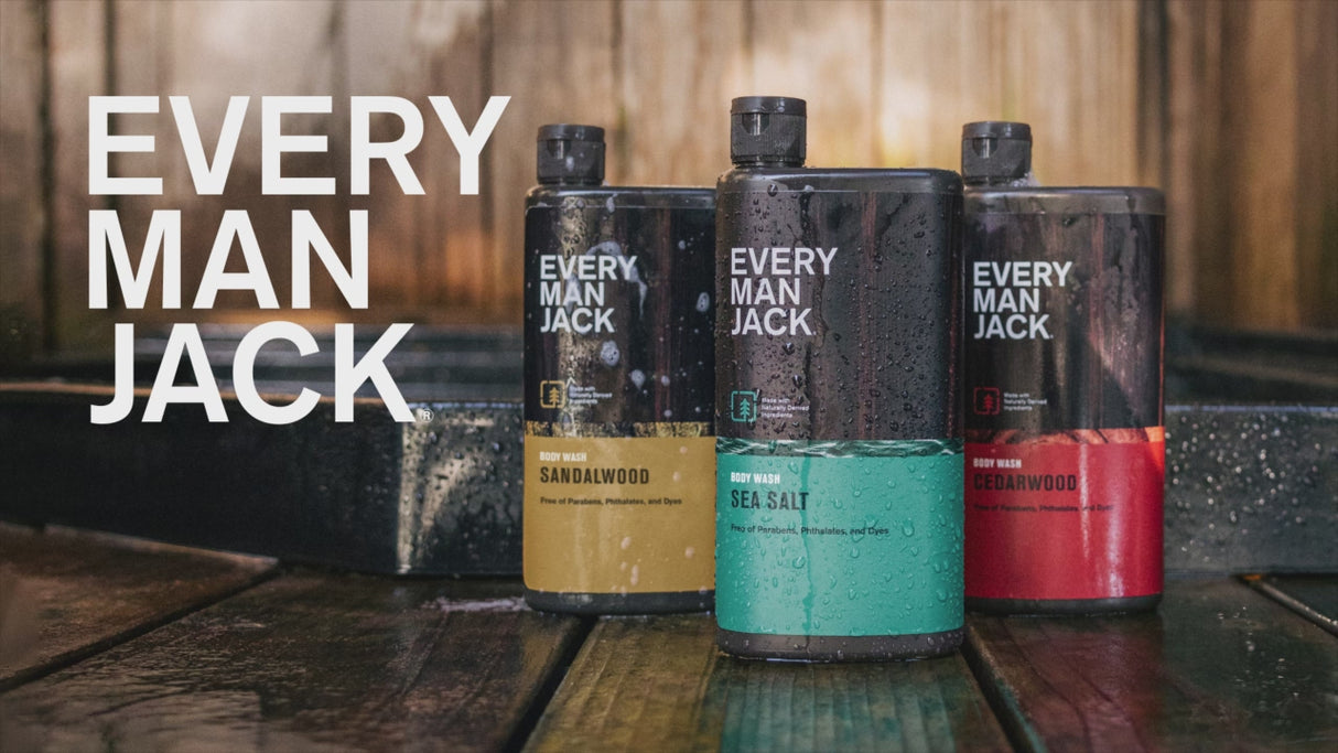 Every Man Jack Body Wash - Sandalwood, 3 oz