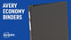 Avery 1" Economy View Binder - White