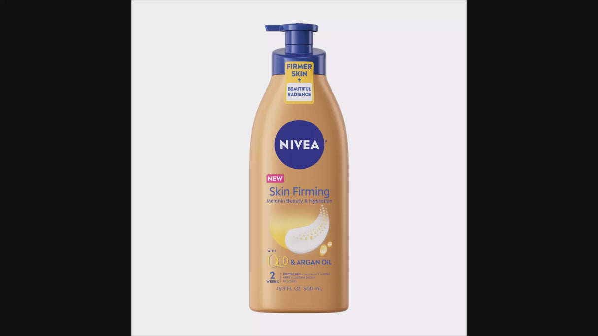 NIVEA Melanin Rich Nourishing Skin Firming Body Lotion, 16.9 oz