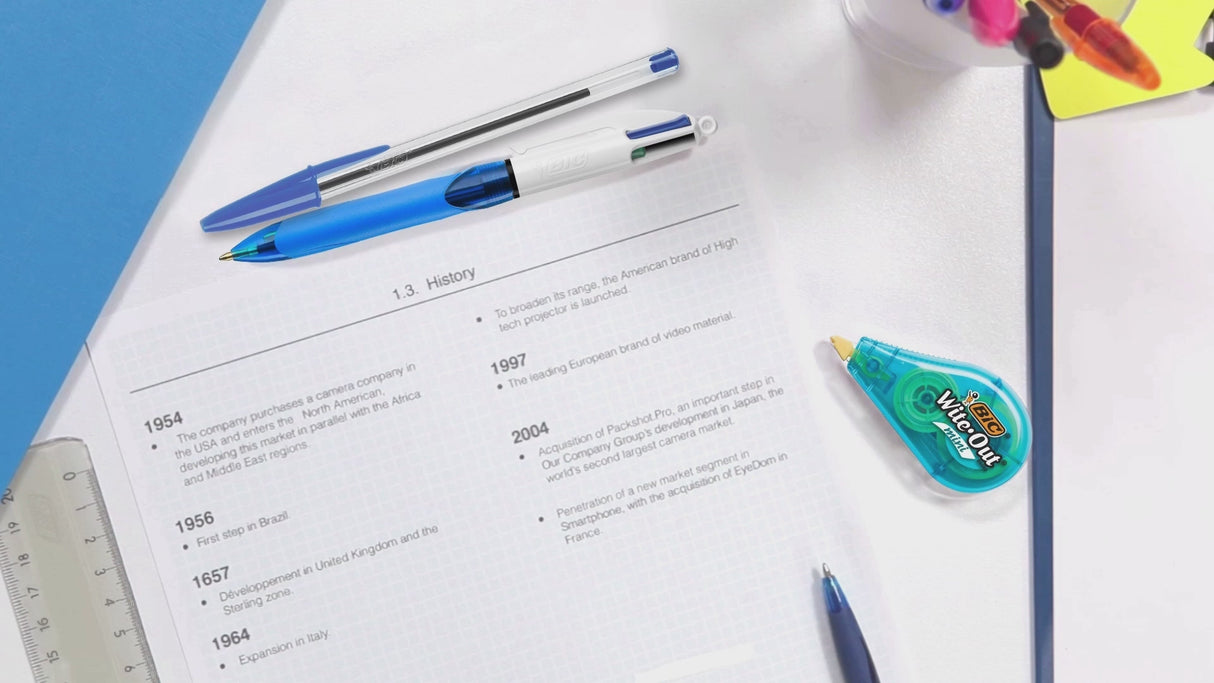 BiC Wite-Out EZ Correct Mini Correction Tape, 3 count